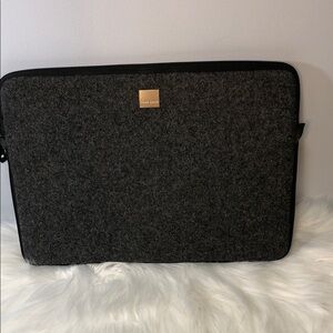 ACME Made Grey Wool Laptop Sleeve. 15”